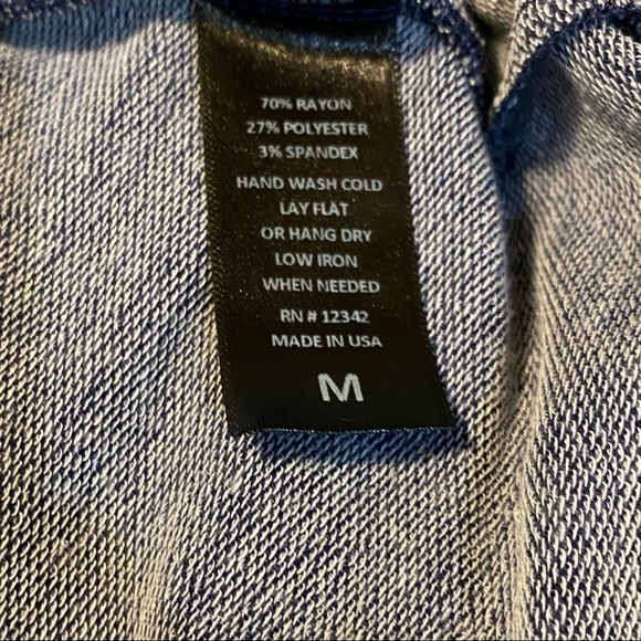 Coin 1804 Navy Blue Sleeveless Dress Medium NWT - Picture 4 of 9